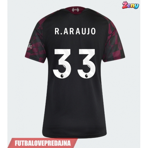 Lacne Ženy Futbalové dres Liverpool Ronald Araujo #33 2026-27 Krátky Rukáv - Tretina